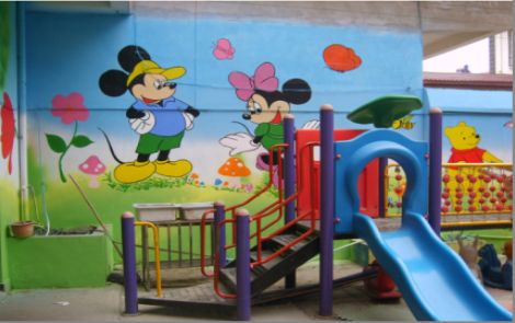 泸州幼儿园室外彩绘